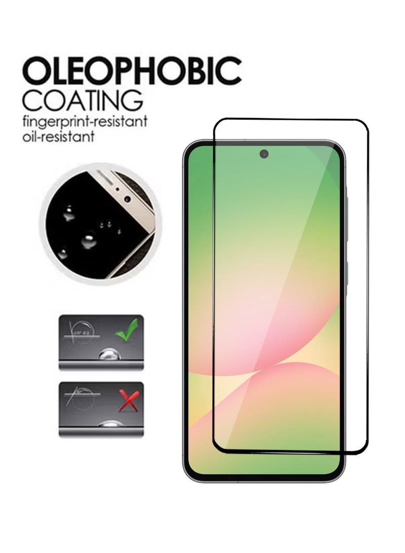 مستقبل نوفا عبوة من قطعتين من واقيات شاشة سامسونج جالاكسي A56 عالية الدقة [صلابة 9H] [تحكم باللمس حساس] [يدعم فتح القفل ببصمة الإصبع] [مقاوم للخدوش] [خالٍ من الفقاعات] مناسب لهاتف سامسونج جالاكسي A56 5G بشاشة 6.7 بوصة - Image 5